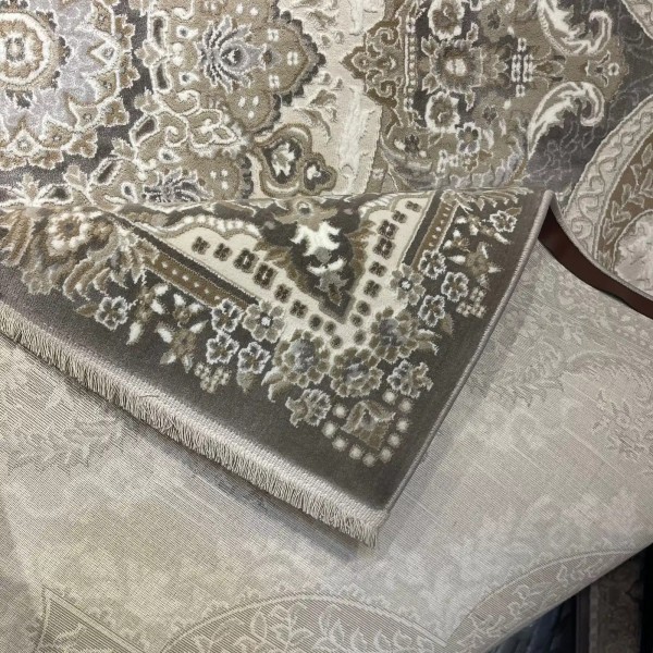سجاد فيرونا تركي كلاسيك N485A رصاصي غامق مقاس 500*600