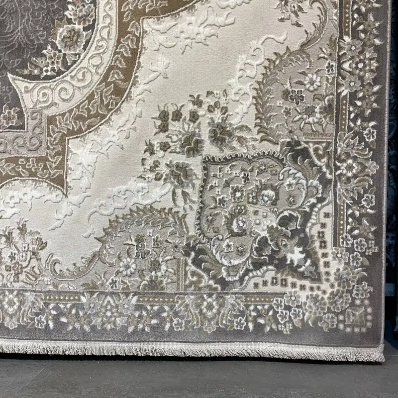 Verona Turkish Classic Rug N485A Dark gray Size 500*600