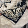 سجاد فيرونا تركي كلاسيك N485A كحلي دائري مقاس 150*150