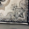 سجاد فيرونا تركي كلاسيك N485A كحلي دائري مقاس 150*150