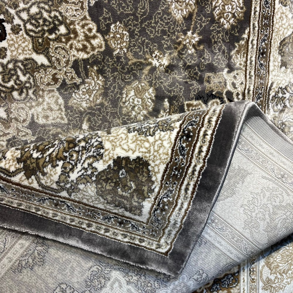 سجاد تركي فكتوريا F269A انثراسيت مقاس 400*500