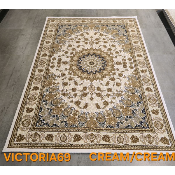Turkish Victoria rug F269A cream size 300*400