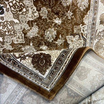 سجاد تركي فكتوريا F269A بني فاتح مقاس 50*80