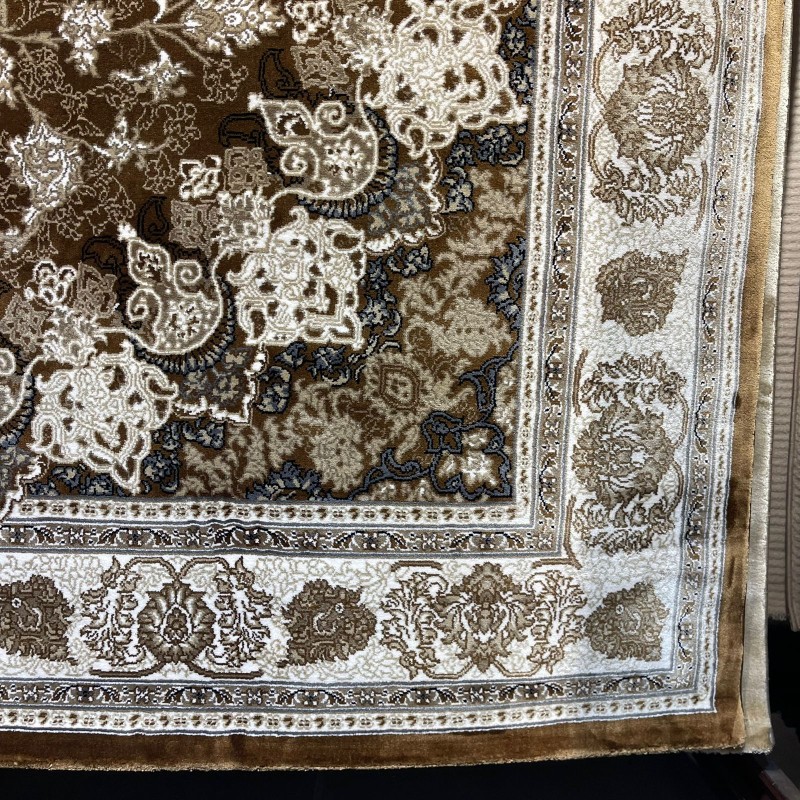 سجاد تركي فكتوريا F269A بني فاتح مقاس 100*200