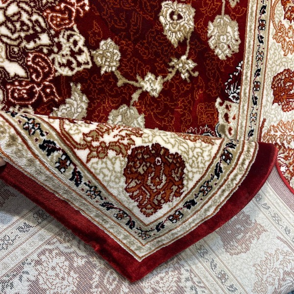 Turkish Victoria rug F269A red size 100*200