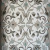 antalya Rug French Turkish Design P0058B GREEN CREAM 100*200