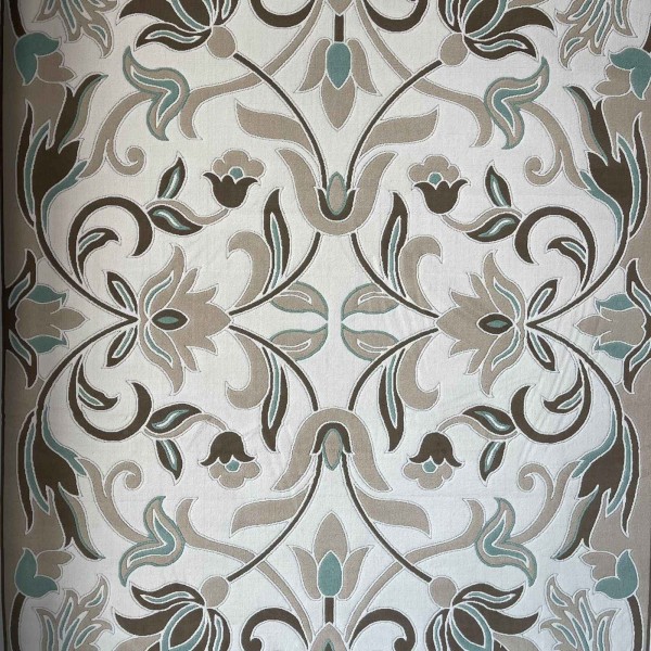 antalya Rug French Turkish Design P0058B GREEN CREAM 100*200