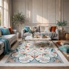 antalya Rug French Turkish Design P0058A Cream light gray 50*80