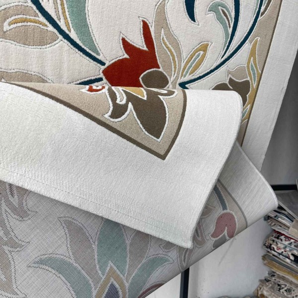 antalya Rug French Turkish Design P0058A TERRA CREAM 150*220