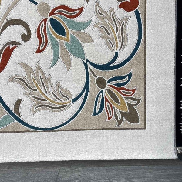 antalya Rug French Turkish Design P0058A TERRA CREAM 150*220