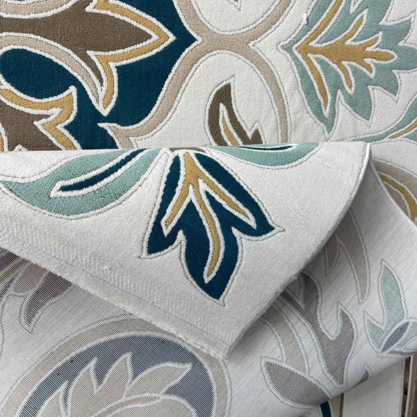 antalya Rug French Turkish Design P0058A TERRA CREAM 100*200