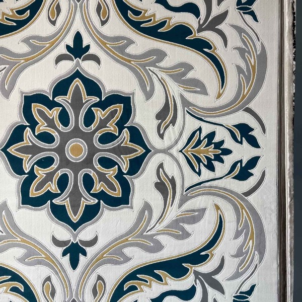 antalya Rug French Turkish Design P0059A BLUE CREAM 250*350