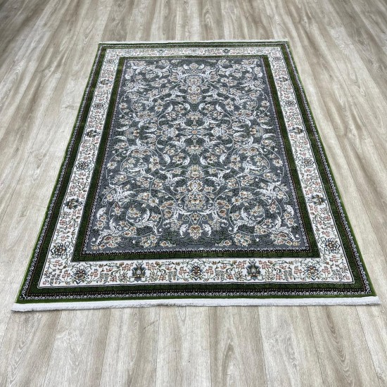 Turkish Shams carpet 29031 classic green size 150*220