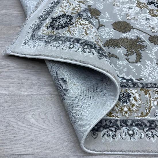 Shams Turkish carpet 29026 classic cream gray size 300*400
