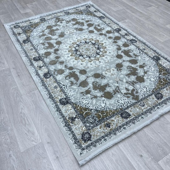 Shams Turkish carpet 29026 classic cream gray size 300*400