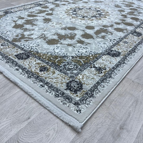 Shams Turkish carpet 29026 classic cream gray size 300*400