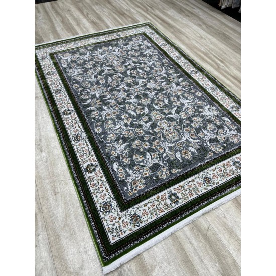 Turkish Shams carpet 29031 classic green size 150*220