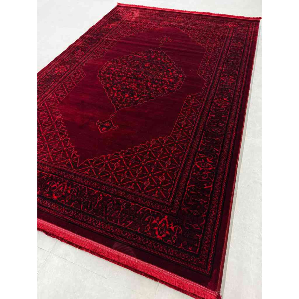 سجاد اف اي جي تركي 1001 بخارى افغاني احمر مقاس 80*150