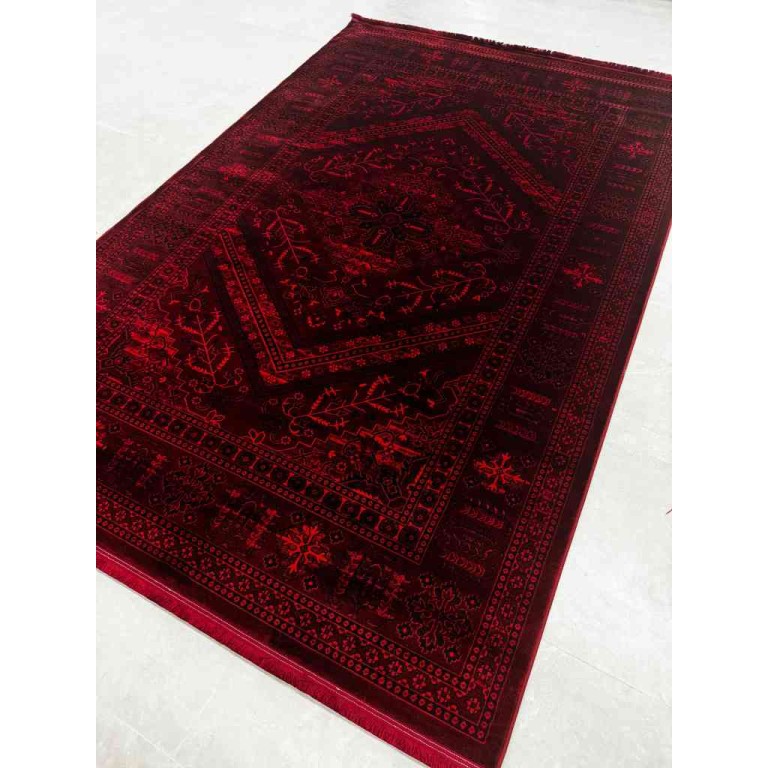 سجاد اف اي جي تركي 1002 بخارى افغاني احمر مقاس 150*220