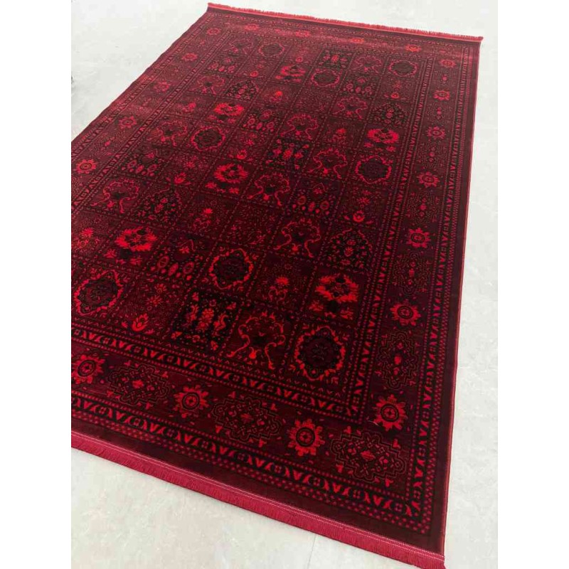 سجاد اف اي جي تركي 1003 بخارى افغاني احمر مقاس 50*80