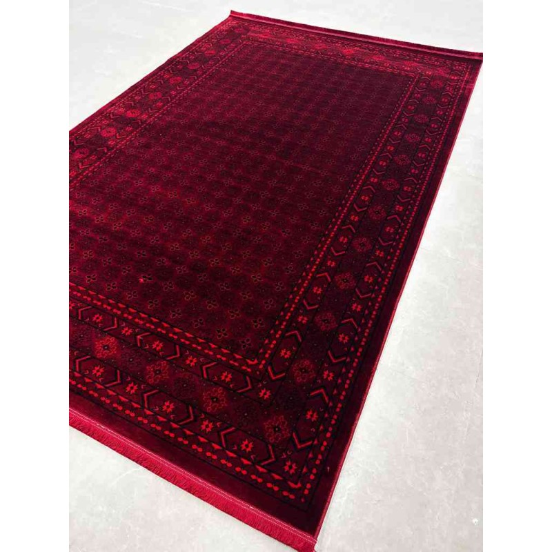 FAG Turkish 1004 Bukhara Afghani Red Rug Size 50*80