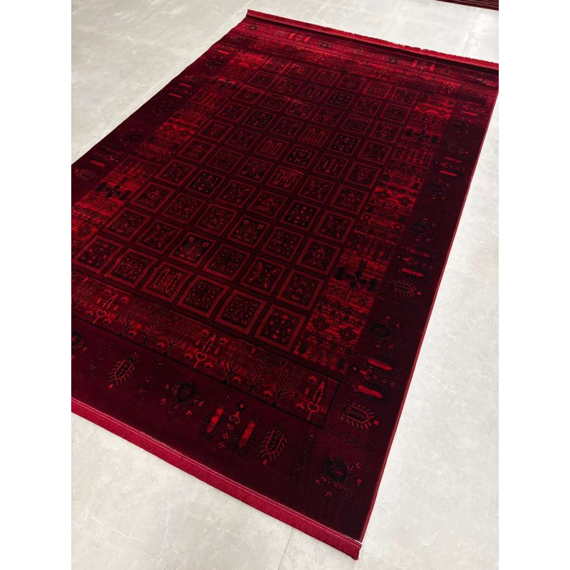 FAG Turkish 1005 Bukhara Afghani Red Rug Size 400*500