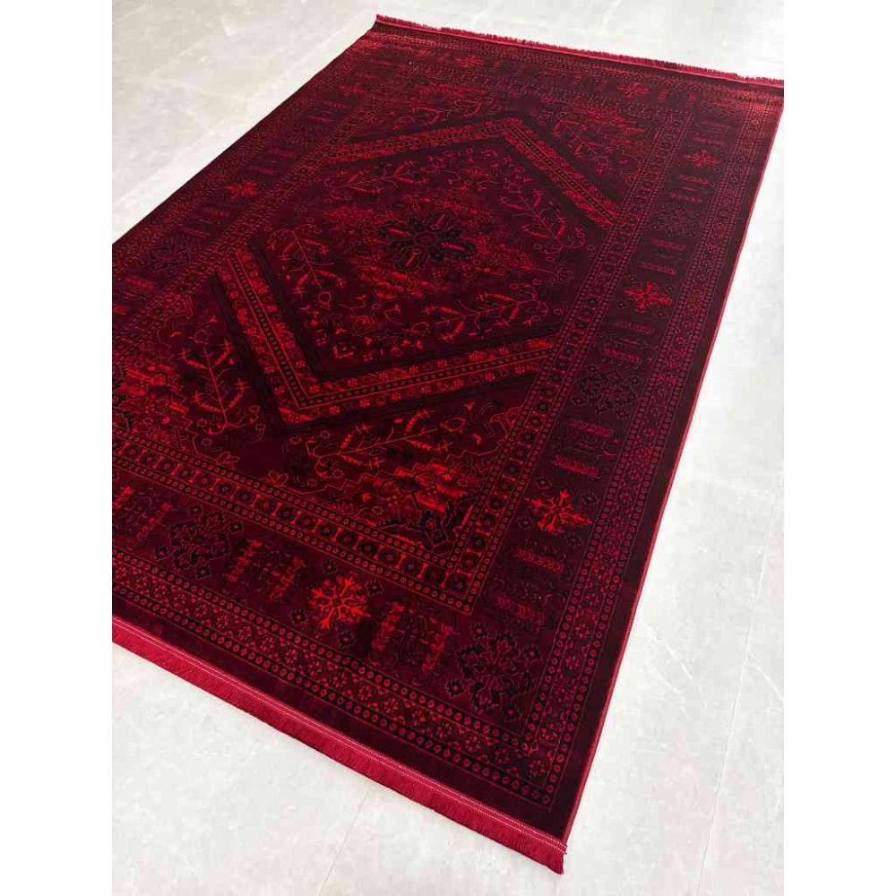 سجاد اف اي جي تركي 1006 بخارى افغاني احمر مقاس 50*80
