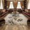 Turkish AURA Carpet S0253A BLACK Size 300*400