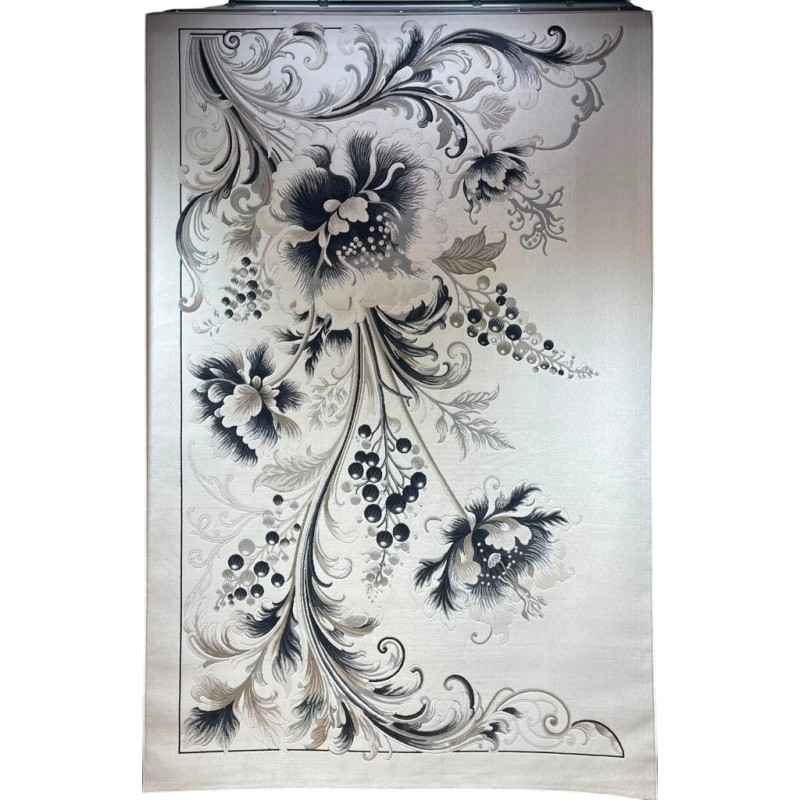 Turkish AURA Carpet S0253A BLACK Size 300*400 Turkish AURA Carpet S0253A BLACK Size 300*400