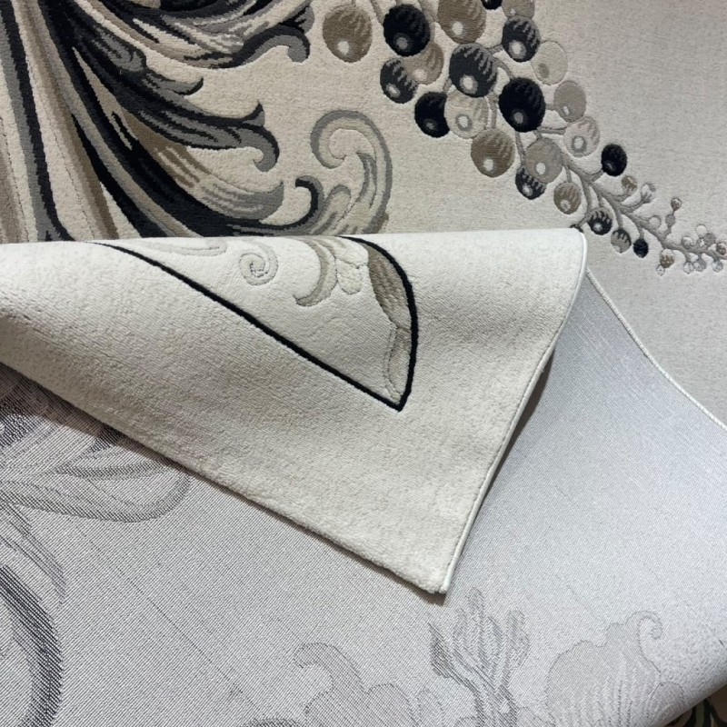 Turkish AURA Carpet S0253A BLACK Size 300*400 Turkish AURA Carpet S0253A BLACK Size 300*400