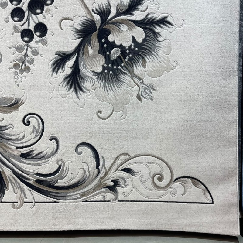 Turkish AURA Carpet S0253A BLACK Size 300*400 Turkish AURA Carpet S0253A BLACK Size 300*400