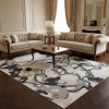 Turkish AURA Carpet D0654A BLACK Size 150*220