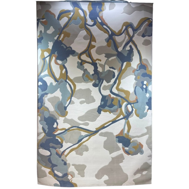 Turkish AURA Carpet D0654A BLUE Size 300*400 Turkish AURA Carpet D0654A BLUE Size 300*400