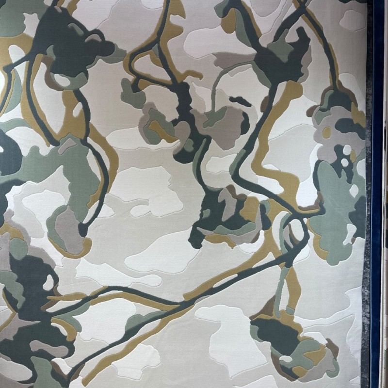 Turkish AURA Carpet D0654A green Size 200*300 Turkish AURA Carpet D0654A green Size 200*300