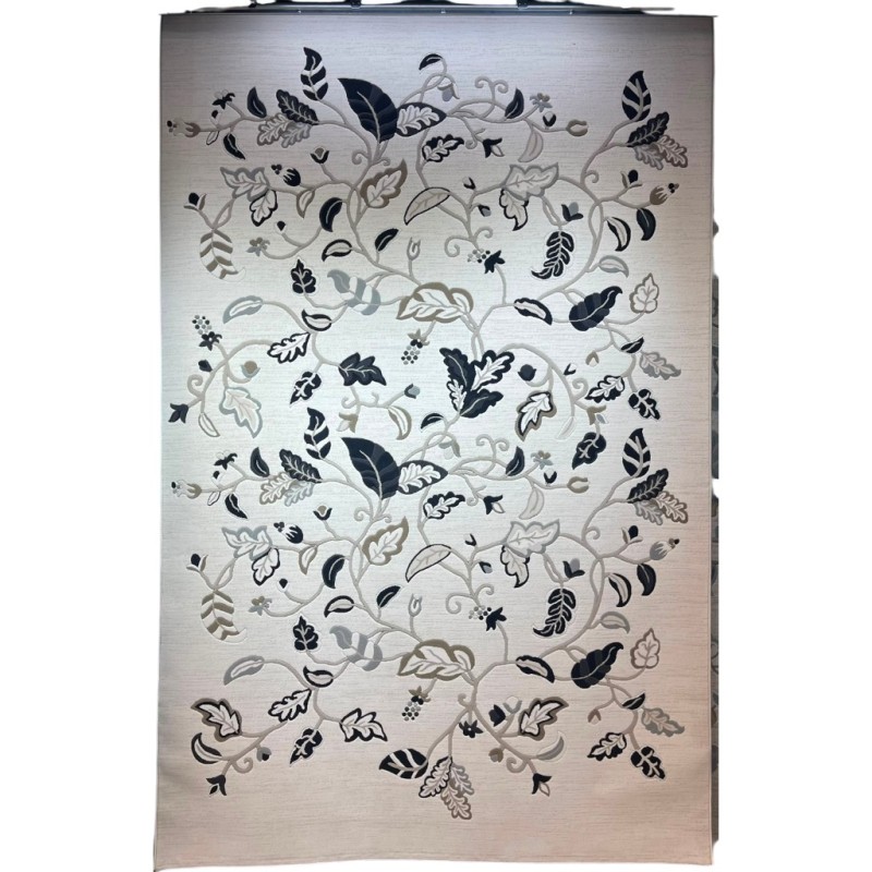 Turkish AURA Carpet D0656A BLACK Size 300*400 Turkish AURA Carpet D0656A BLACK Size 300*400