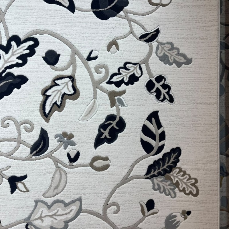 Turkish AURA Carpet D0656A BLACK Size 300*400 Turkish AURA Carpet D0656A BLACK Size 300*400