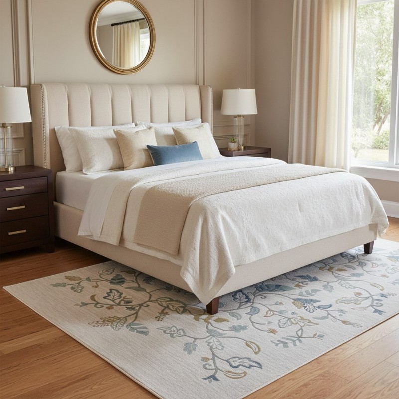 Turkish AURA Carpet D0656A BLUE Size 300*400 Turkish AURA Carpet D0656A BLUE Size 300*400