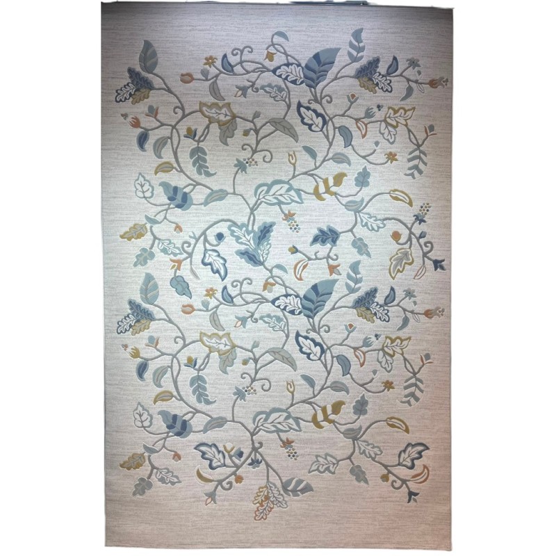 Turkish AURA Carpet D0656A BLUE Size 300*400 Turkish AURA Carpet D0656A BLUE Size 300*400