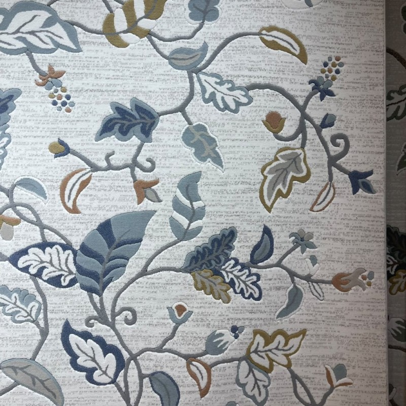 Turkish AURA Carpet D0656A BLUE Size 300*400 Turkish AURA Carpet D0656A BLUE Size 300*400