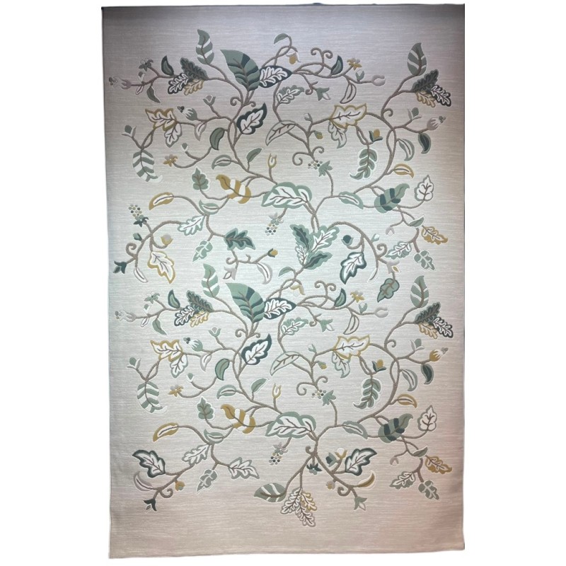 Turkish AURA Carpet D0656A green Size 150*220 Turkish AURA Carpet D0656A green Size 150*220