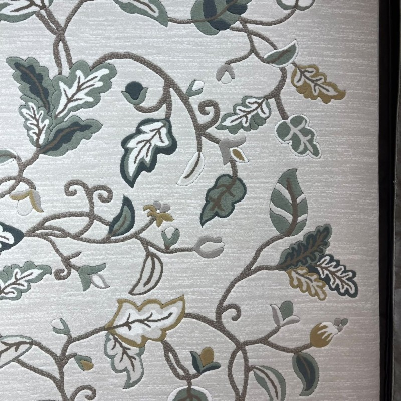 Turkish AURA Carpet D0656A green Size 150*220 Turkish AURA Carpet D0656A green Size 150*220