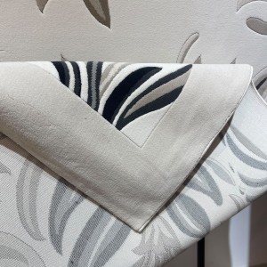 سجاد الفن تركي AA188A اسود مقاس 150*220