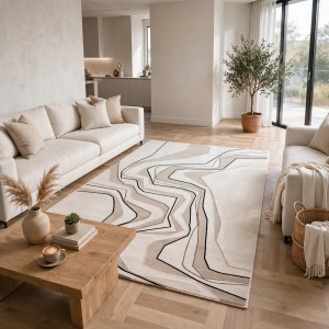 سجاد فانتاستيك تركي K266C1 اسود مقاس 150*220