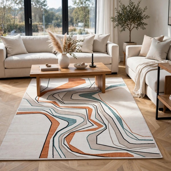 سجاد فانتاستيك تركي K266C1 مولتي مقاس 200*300