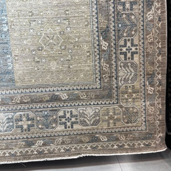سجاد مكناس بوهيمي تركي OL406C بني مقاس 250*350