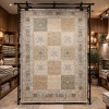 سجاد مكناس بوهيمي تركي OL406C كريم مقاس 150*220