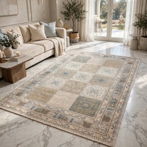 Turkish meknes BUHIMI Rug OL406C cream Size 100*300