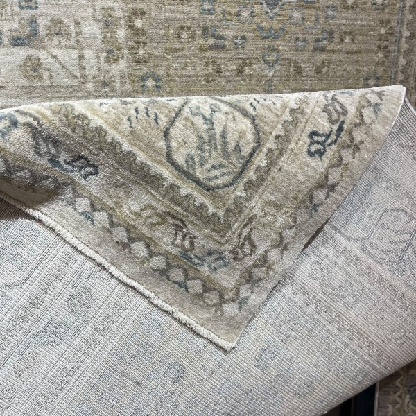 سجاد مكناس بوهيمي تركي OL406C كريم مقاس 150*220