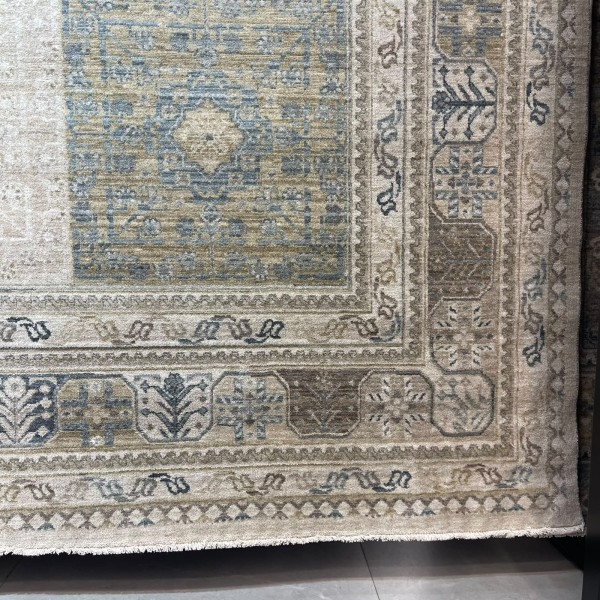 سجاد مكناس بوهيمي تركي OL406C كريم مقاس 150*220