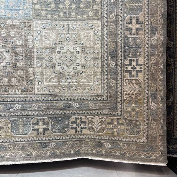 سجاد مكناس بوهيمي تركي OL406C اخضر مقاس 200*300